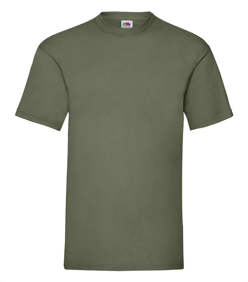 T-paita - Fruit of the Loom - 'Valueweight T' - Classic Olive