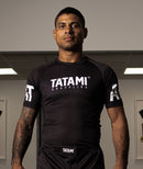 Rashguard - Tatami Fightwear - 'Raven' - Lyhyt hihainen - Musta