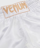 Muay Thai-Shortsit - Venum - 'Classic' - Valkoinen/Kulta