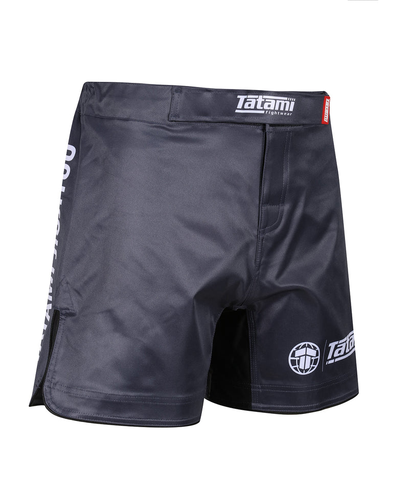 Shortsit - Tatami Fightwear - Impact - Mid Cut Grappling Shorts - Harmaa