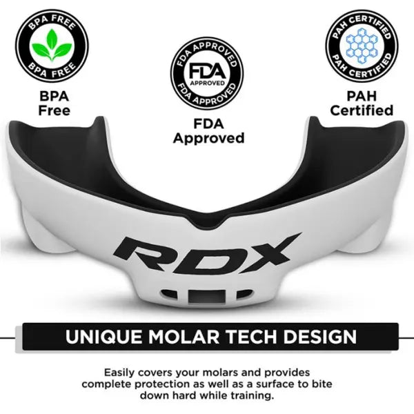 Mouth Guard - RDX - 'Junior' - Valkoinen/Musta