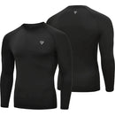 Rash Guard - RDX - 'T15' - Pitkähihainen - Musta