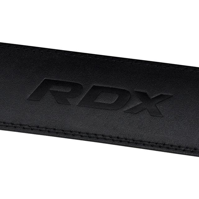 Weightlifting Belt - RDX - Leather 4 Inch - Black