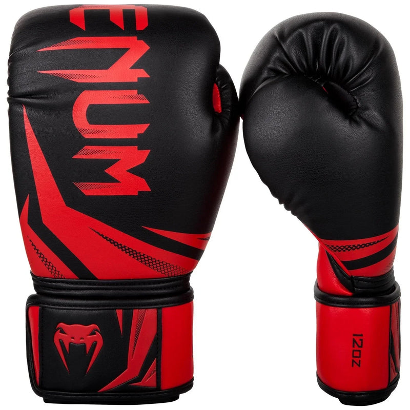 Nyrkkeilyhanskat - Venum - Challenger 3.0 - Musta/Punainen