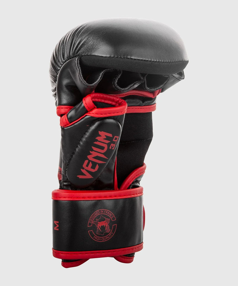 MMA Sparring Gloves - Venum - 'Challenger 3.0' - Black/Red