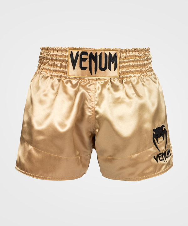 Muay Thai-Shortsit - Venum - 'Classic' - Kulta/Musta