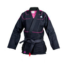 BJJ Puku - Adidas - Contest 2.0 IBJJF - Musta - Pinkit raidat