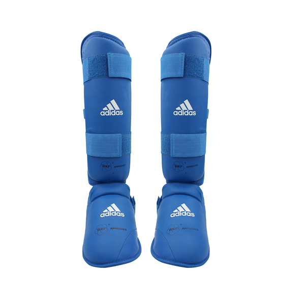 Karate Jalka- ja säärisuojat - Adidas -  WKF - Sininen