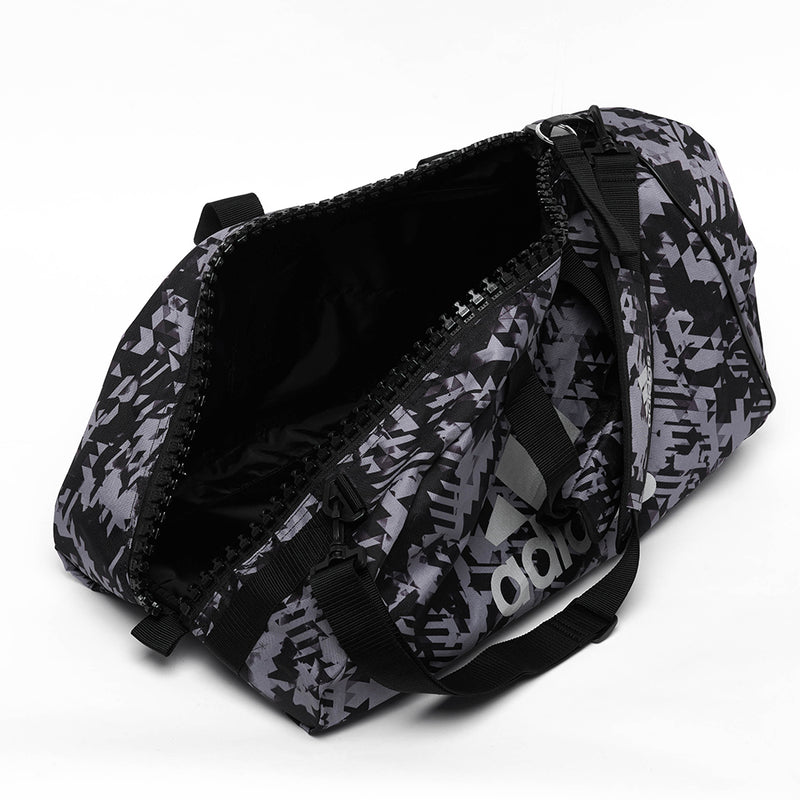 Treenilaukku - Adidas  - 2 in 1 laukku - Musta Camo-hopea