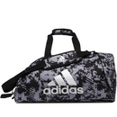 Treenilaukku - Adidas  - 2 in 1 laukku - Musta Camo-hopea