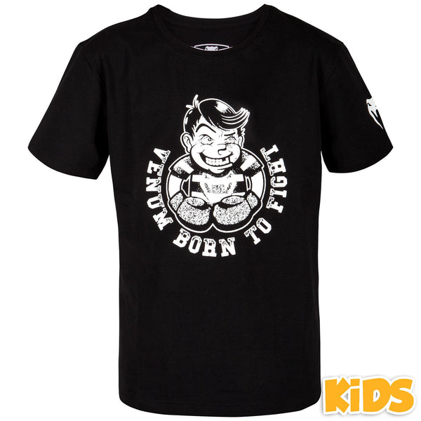 Børne T-shirt - Venum - Born To Fight - Sort