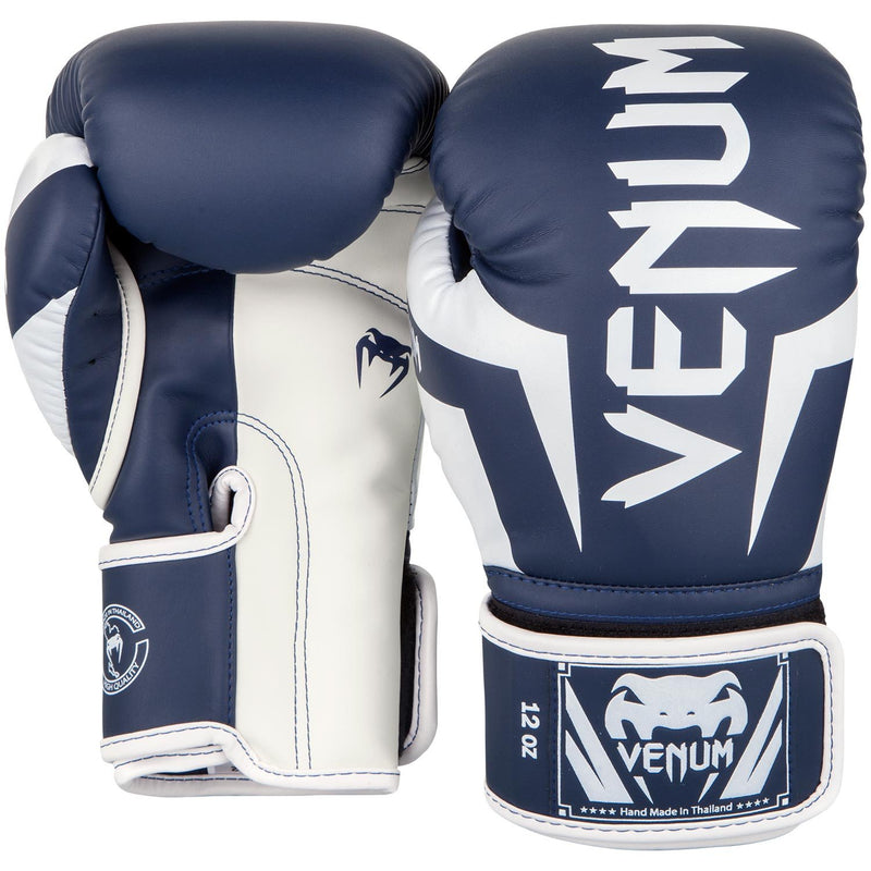 Nyrkkeilyhanskat - Venum - Elite - Valkoinen-Navy