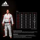 BJJ Puku - Adidas - Contest 2.0 IBJJF - Musta - Valkoiset raidat