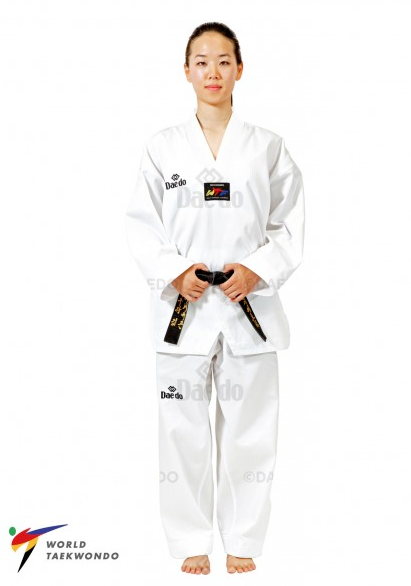 Taekwondo dobok - Daedo Dobok white collar