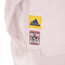 Adidas judo gi - Champion 2.0 - IJF Red Label - Slim Fit - Valkoinen/Keltainen