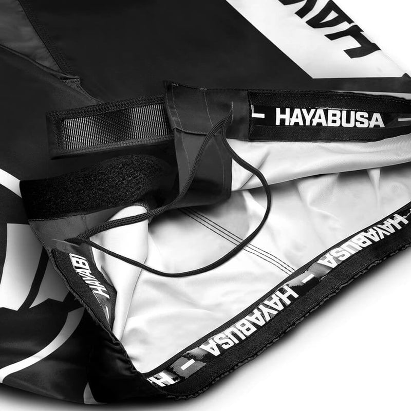 Fightshorts - Hayabusa - 'Icon' - Musta/Valkoinen