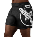 Fightshorts - Hayabusa - 'Icon Mid-Length' - Musta/Valkoinen
