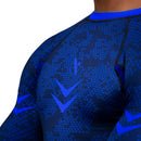 Rashguard - Hayabusa - 'Arrow Ranked' - Pitkähihainen - Sininen