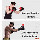 Refleksipallo - Hayabusa - 'Reflex Ball Kit' - Musta/Punainen