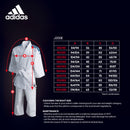 Judopuku - Adidas - Evolution Judogi - Valkoinen