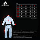 Karatepuku - Adidas karate Gi - AdiZero WKF - Valkoinen