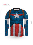 Rashguard - Daedo Marvel Rashguard Captain America, pitkähihainen