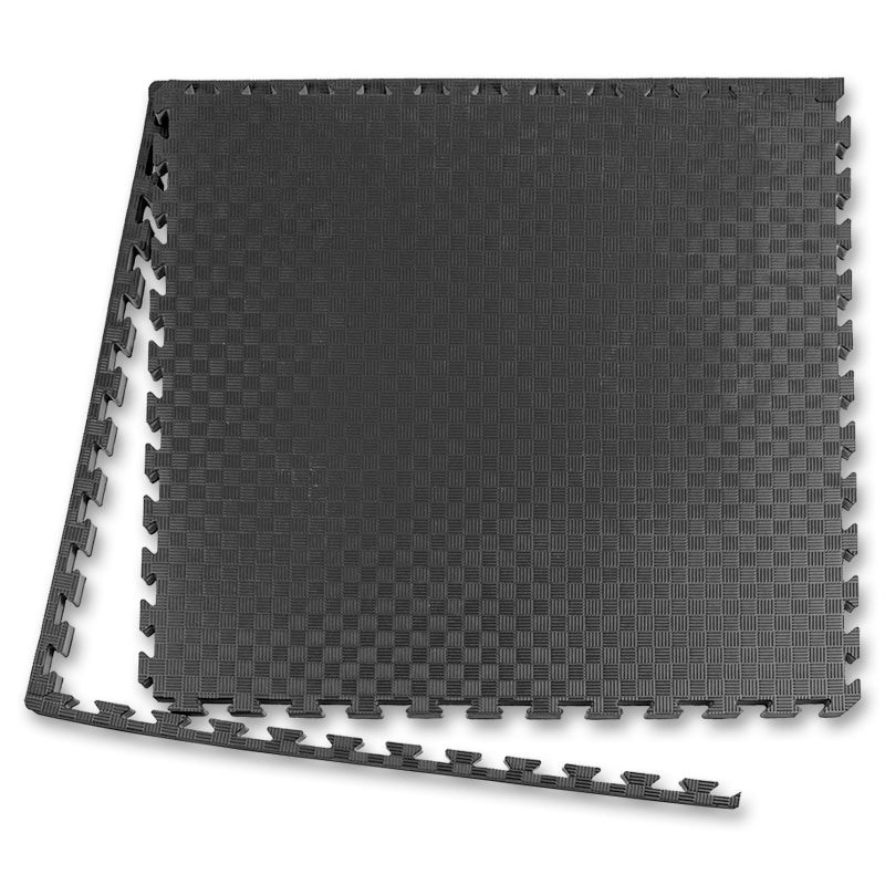 Tatami Puzzle Måtte - 2,5 cm sort/grå