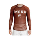 Moka - Pitkähihainen Rashguard - Ruskea