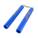 Harjoitusase - Nippon Sport - Nunchaku - Vaahtomuovi kahvat ketjulla - Sininen
