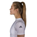 Adidas Rashguard - Lyhythihainen - Valkoinen