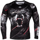 Rashguard - Venum - Grizzli - pitkähihainen - Musta-Valkoinen