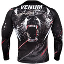 Rashguard - Venum - Grizzli - pitkähihainen - Musta-Valkoinen