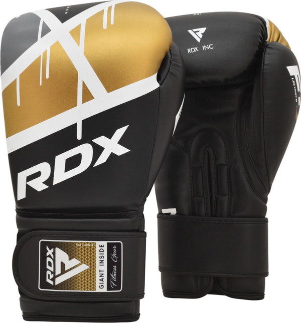 Boxing Gloves - RDX - 'F7 Ego' - Black/Golden