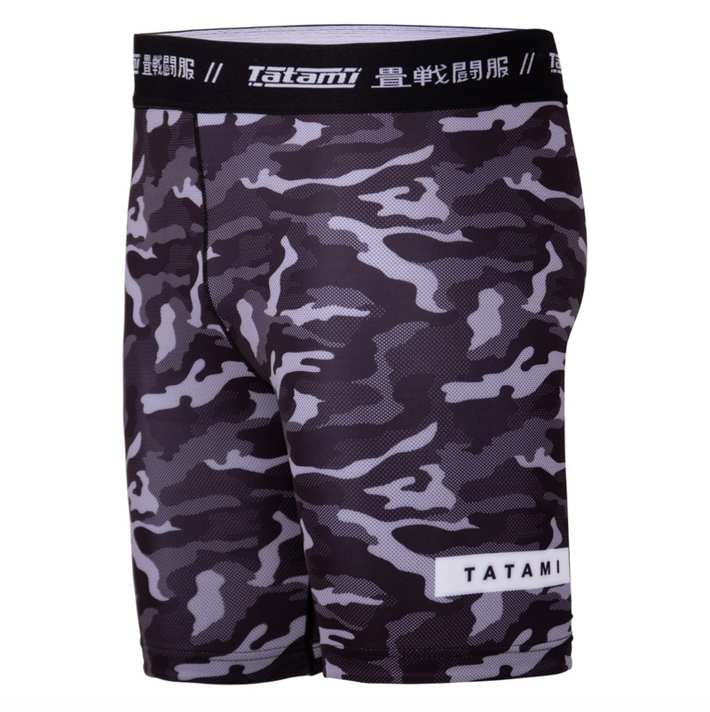 Vale Tudo Shorts - Tatami fightwear - 'Rival' - Musta-Camo