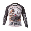 Rashguard - Tatami Fightwear - Thinker Monkey - Valkoinen