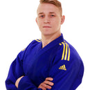 Adidas judo gi - Champion 2.0 - IJF Red Label - Slim Fit - Sininen/Keltainen