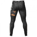 Grappling Tights - Tatami Spats - Thinker Monkey - Musta