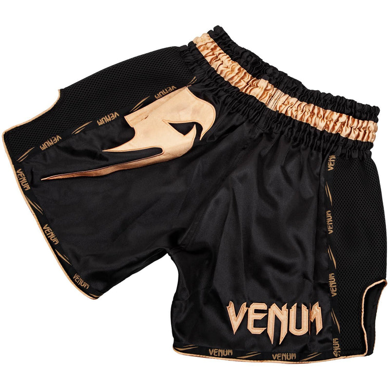 Muay thai shorts - Venum - 'Giant' - Musta-Kulta