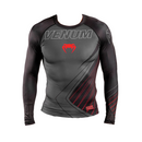 Rash Guard - Venum - 'Contender 5.0' - Musta-Punainen