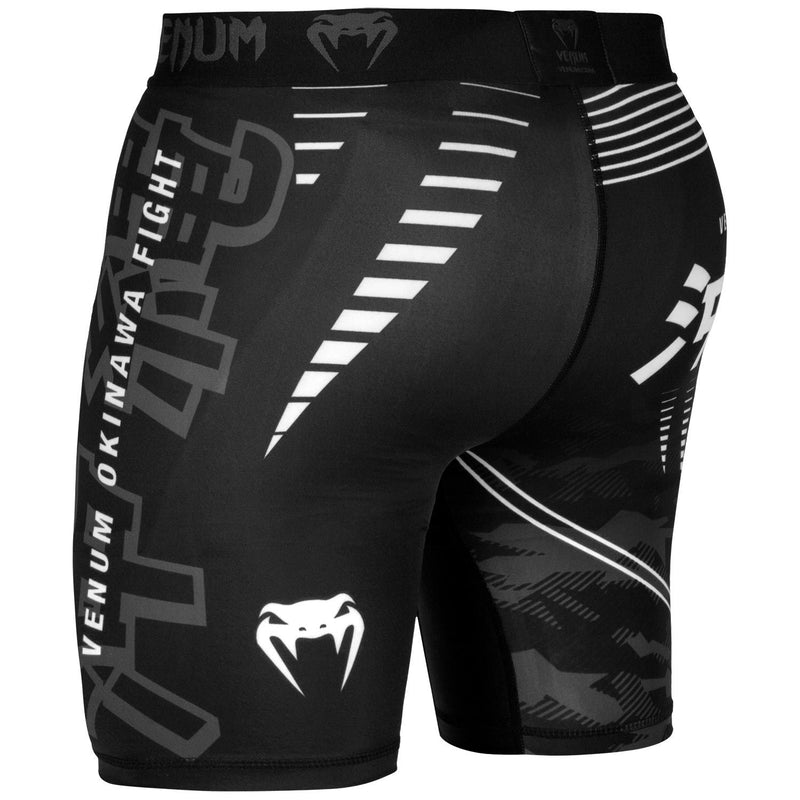 Kompressioshortsit - Venum - Okinawa 2.0 Compression Shorts- Musta-Valkoinen