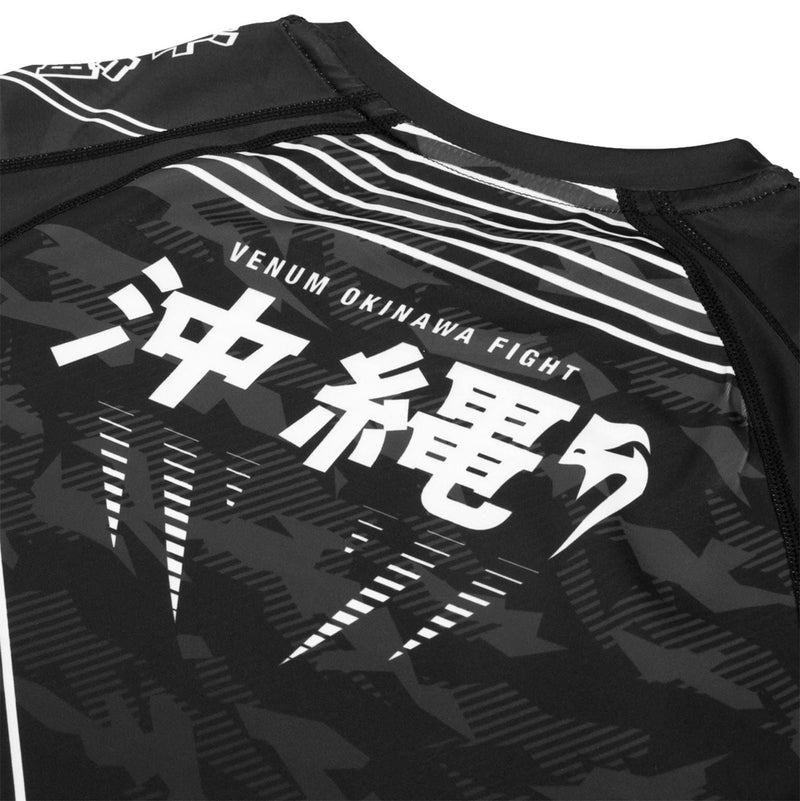 Rashguard - Venum Okinawa 2.0 - Long Sleeves - Black/White