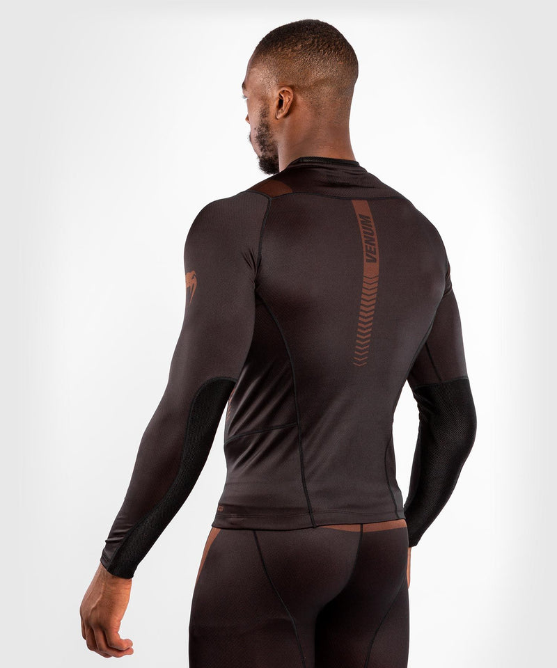 Rash Guard - Venum - 'NoGi 3.0' - Black/Brown