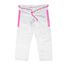 BJJ Puku - Adidas - Contest 2.0 IBJJF - Valkoinen - Pinkit raidat